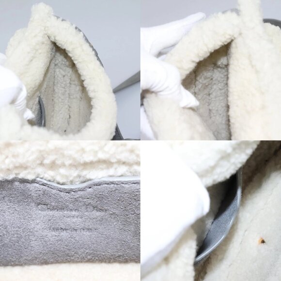 Christian Dior Shoulder Bag Suede Gray Gold Auth PP357AV - Picture 15 of 16